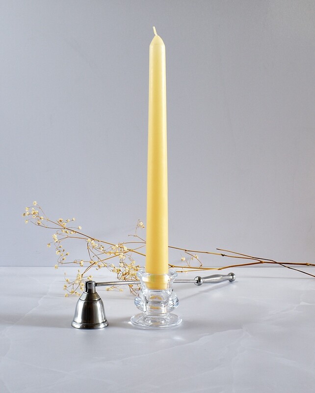Dinner Candle Taper 2.2 x 25 cm ±9hrs Burn - Peach (ea)