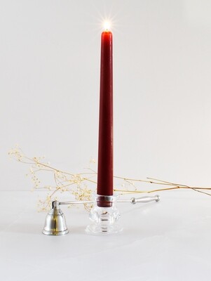 Dinner Candle Taper 2.2 x 25 cm ±9hrs Burn - Wine Red (ea)