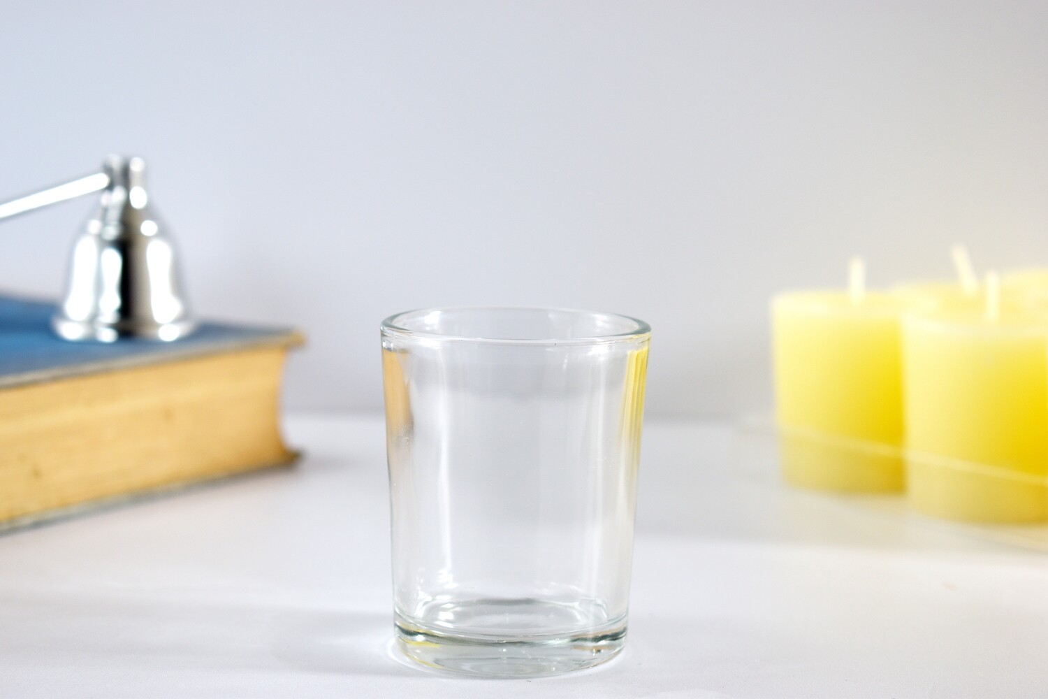 Clear Glass Votive Candle Holder 5x6cm (12pk)