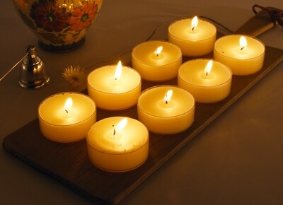 Tealight Candle Citronella Maxi Clear Cup ±8hrs (8pk)