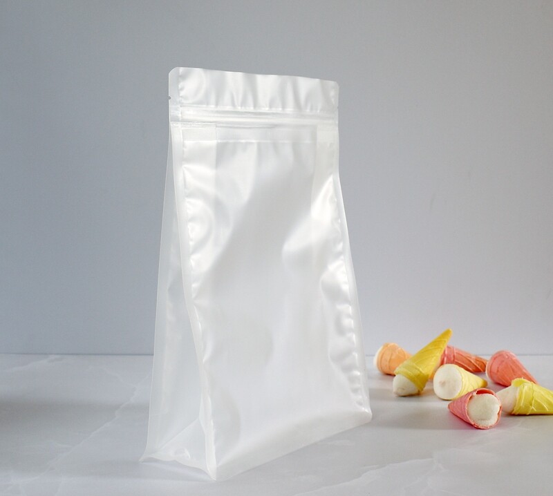 Matt Frosted Flat Bottom Pouch Large 180x250+70mm (50)