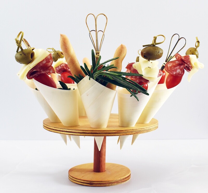 Wooden Cone Stand - 10 holes (each)