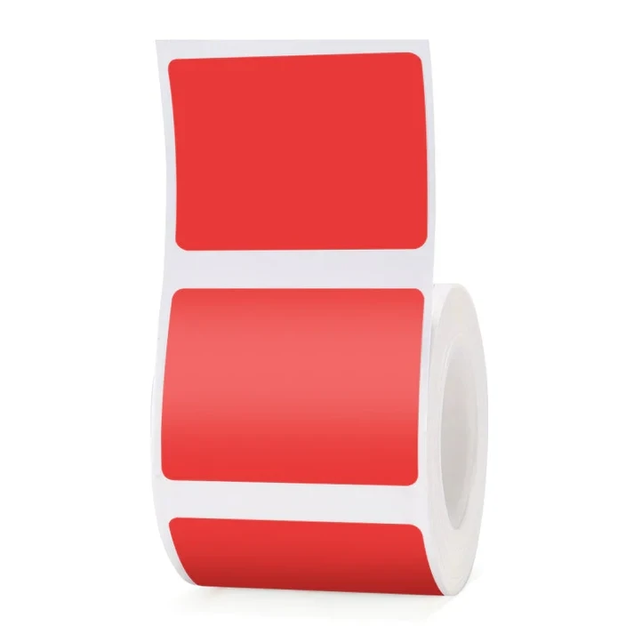 Niimbot B21/B3s - 30*40MM - 230 Solid Red Thermal Labels