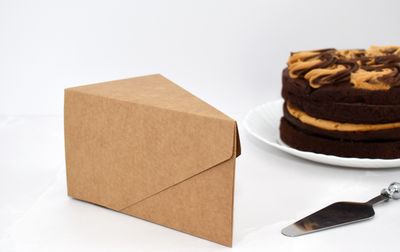 Cake Box Single Slice - Eco Kraft (ea)