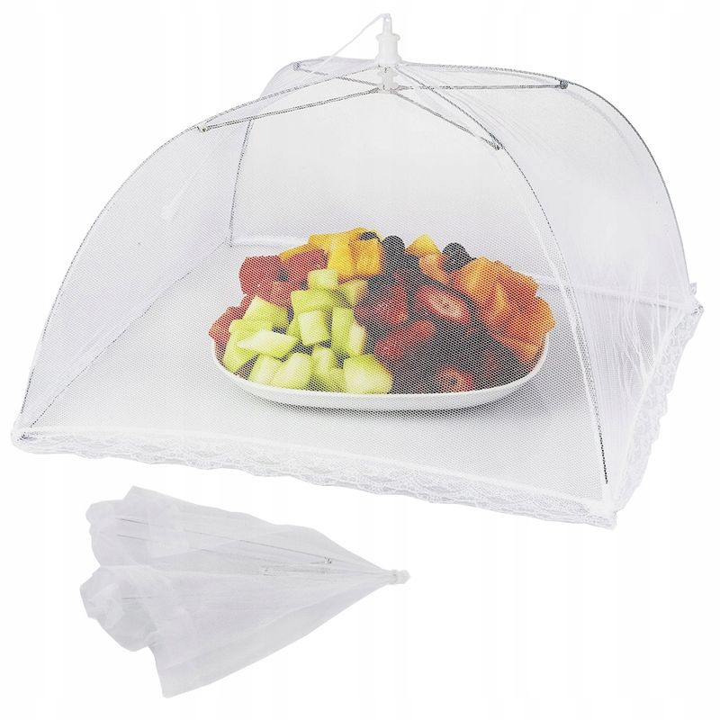 White Umbrella Nylon Food Cover 30.5cm