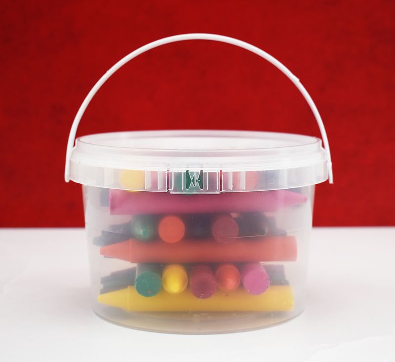 Tamper Proof Bucket Clear 1kg