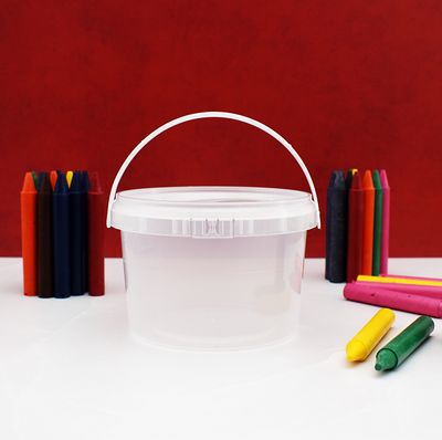 Tamper Proof Bucket Clear 1kg