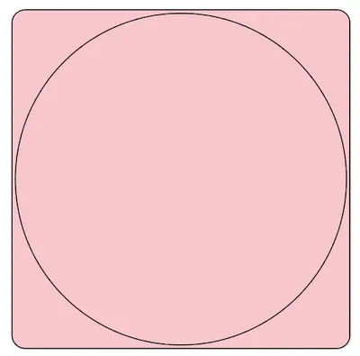 Niimbot B21/B3s - 50*50MM - 150 Round Pink Thermal Labels