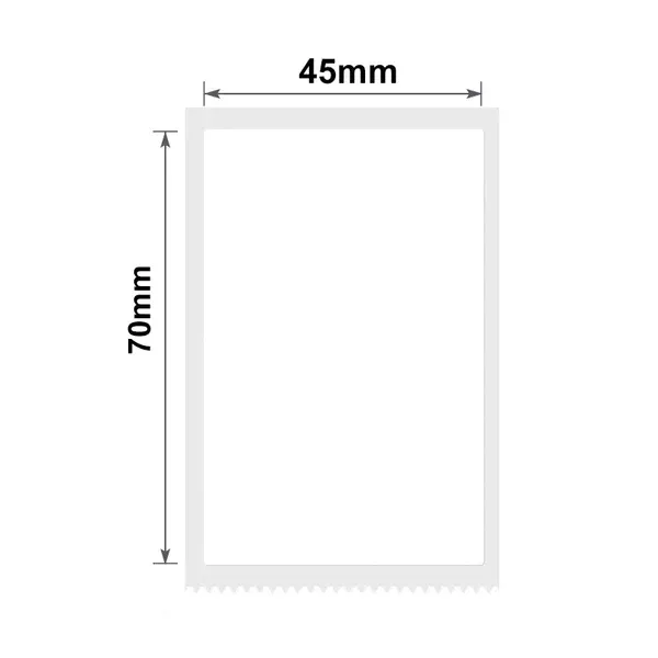 Niimbot B21/B3s - 70*45MM - 110 White Thermal Labels