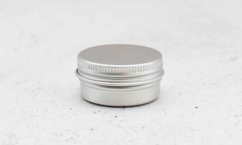 Aluminium Screw top Tin 10g Silver (each)
