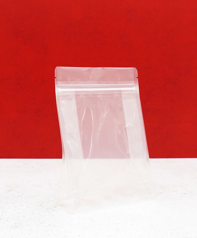 Clear Flat Bottom Pouch Medium 140x200+60mm (50)
