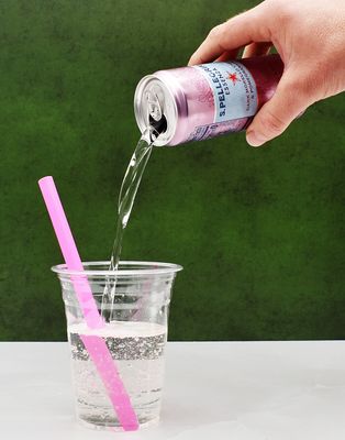 Straws Wrapped Thick Smoothie 12mm Pink (100)
