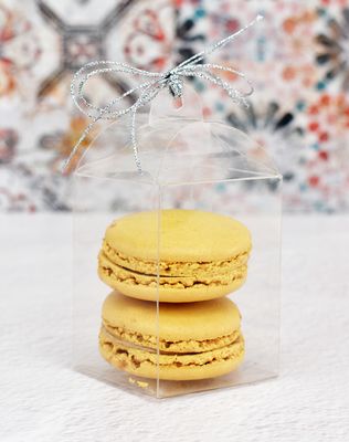 PVC Macaroon Box 2 - 50 mm W x 50 mm L x 67 mm H