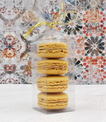 PVC Macaroon Box 4 - 50 mm W x 50 mm L x 105 mm H
