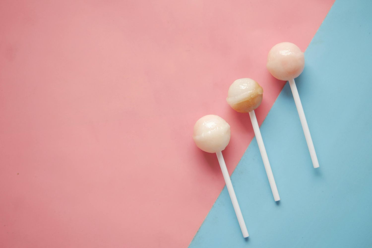 Sucker Sticks Plastic White 3.9 x 76 mm (100&#39;s)
