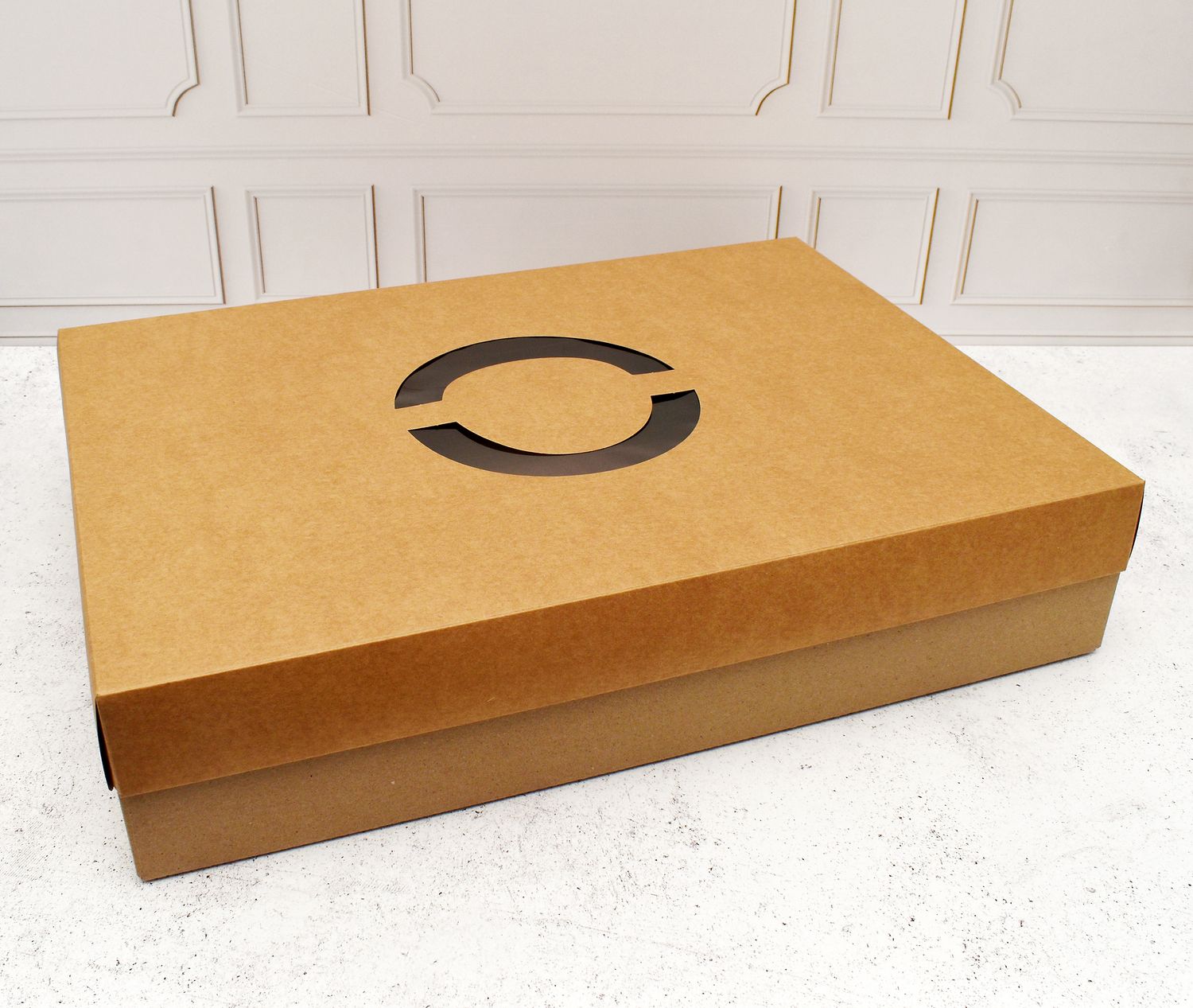 CupCake 24 Box Corrugated Base + Lid - Kraft (ea)