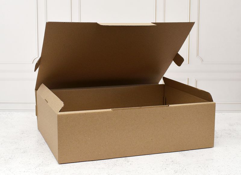 Box Corrugated Parcel XL 410x310x120 mm - Kraft (ea)