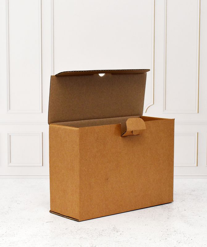 Box Corrugated Shipping D/02 - 255 x 100 x 180mm Kraft (ea)