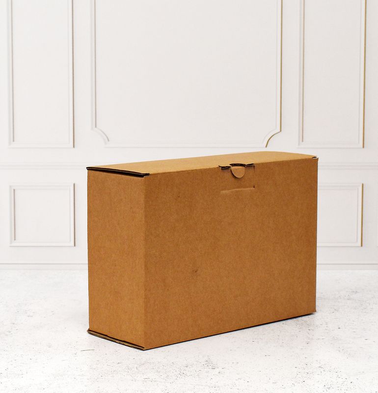 Box Corrugated Shipping D/02 - 255 x 100 x 180mm Kraft (ea)