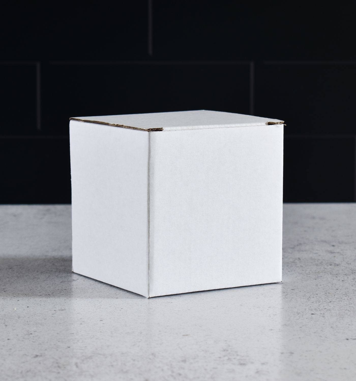 Corrugated White Mug Box 90mmx90mmx90mm (ea)