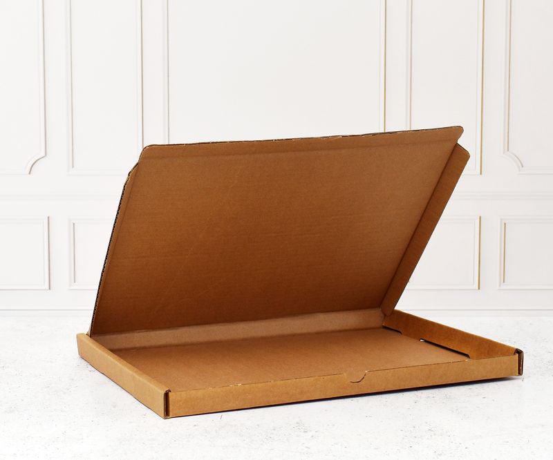 Box Corrugated Frame 350mm x 260mm x 25mm Kraft (ea)