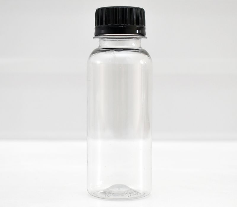 PET Natural Shot 100ml + Black Grip Lid (ea)
