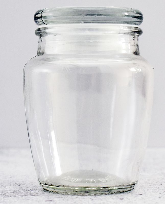 Glass Jar Blossom 9cm (100ml)