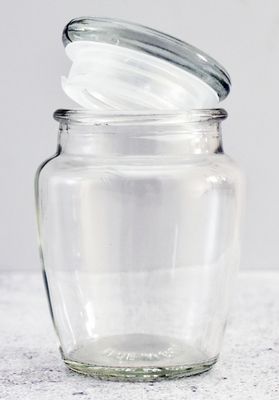 Glass Jar Blossom 9cm (100ml)