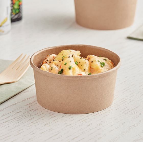 XJ - Ice Cream Tub Kraft 180ml 45mm (each)