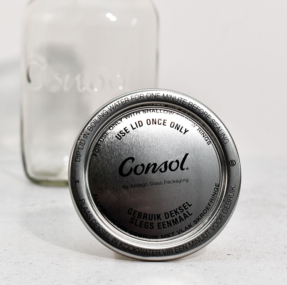 63 Dome Metal Silver Preserve Lid fit 250ml