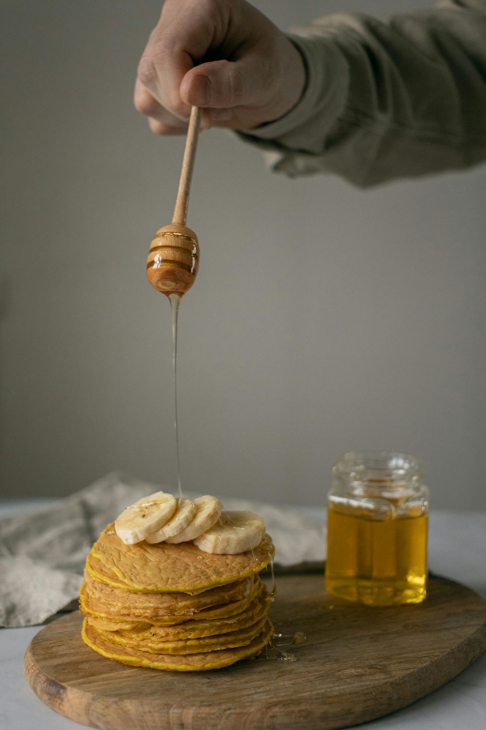 Wooden Honey Dipper Small 10cm (ea)
