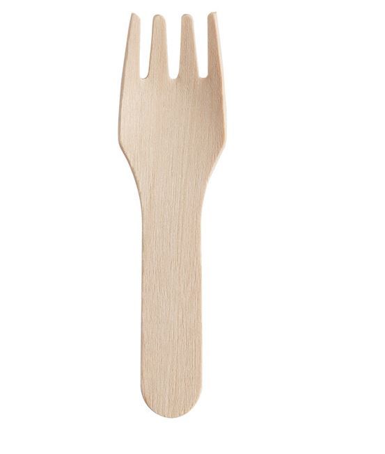 Wooden Spork 74mm (Qty100)