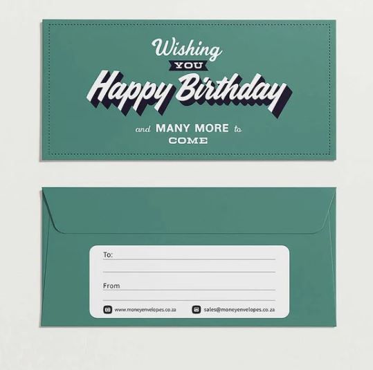 Money Envelopes - Vintage Green (2pc)