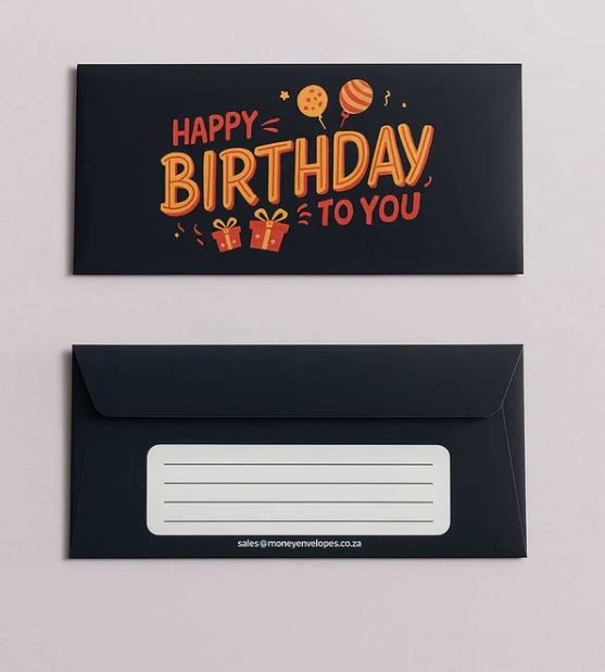 Money Envelopes - Navy Blue Party (2pc)