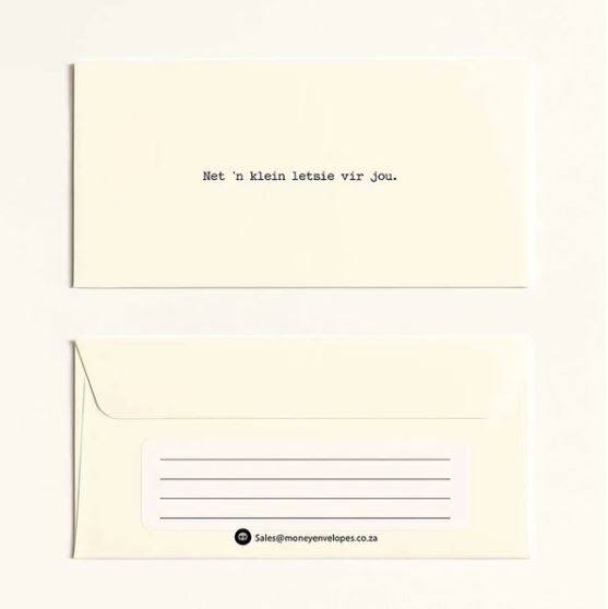 Money Envelopes - Net ñ Klein Ietsie (2pc)