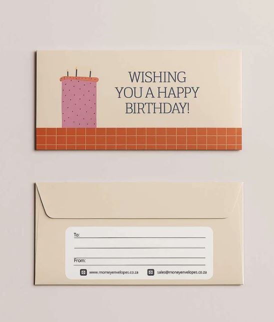 Money Envelopes - Cake (2pc)