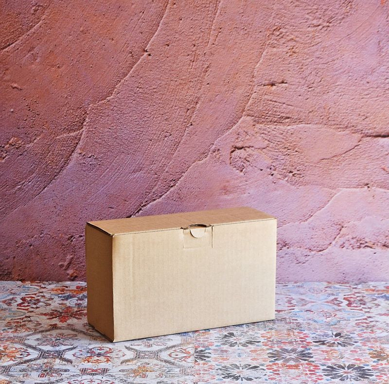 Box Corrugated Shipping C - 230 x 90 x 140 mm Kraft (ea)