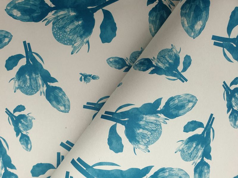 Bespoke Newsprint Reams 420 x 594 mm Protea Blue (Qty 10)