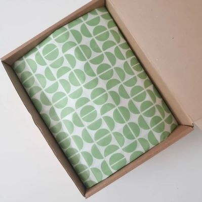 Tissue Paper - Retro - Green on White (Qty 5)