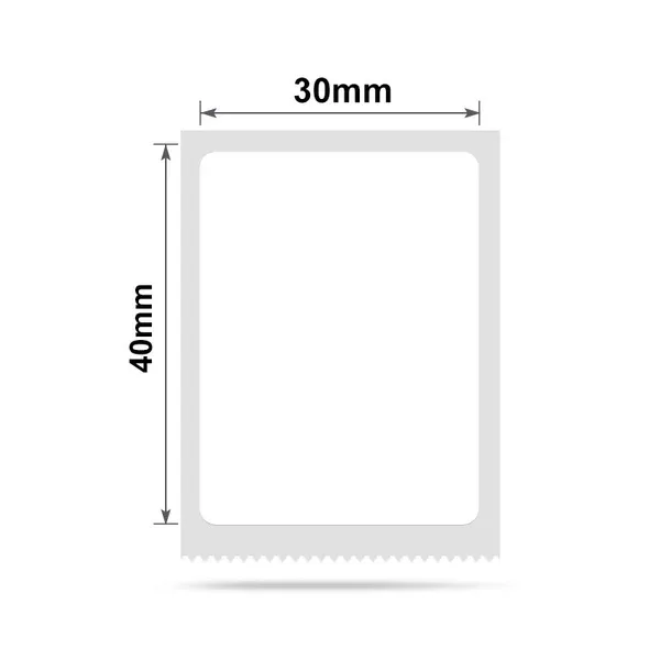 Niimbot B21/B3s - 30*40MM - 180 White Thermal Labels