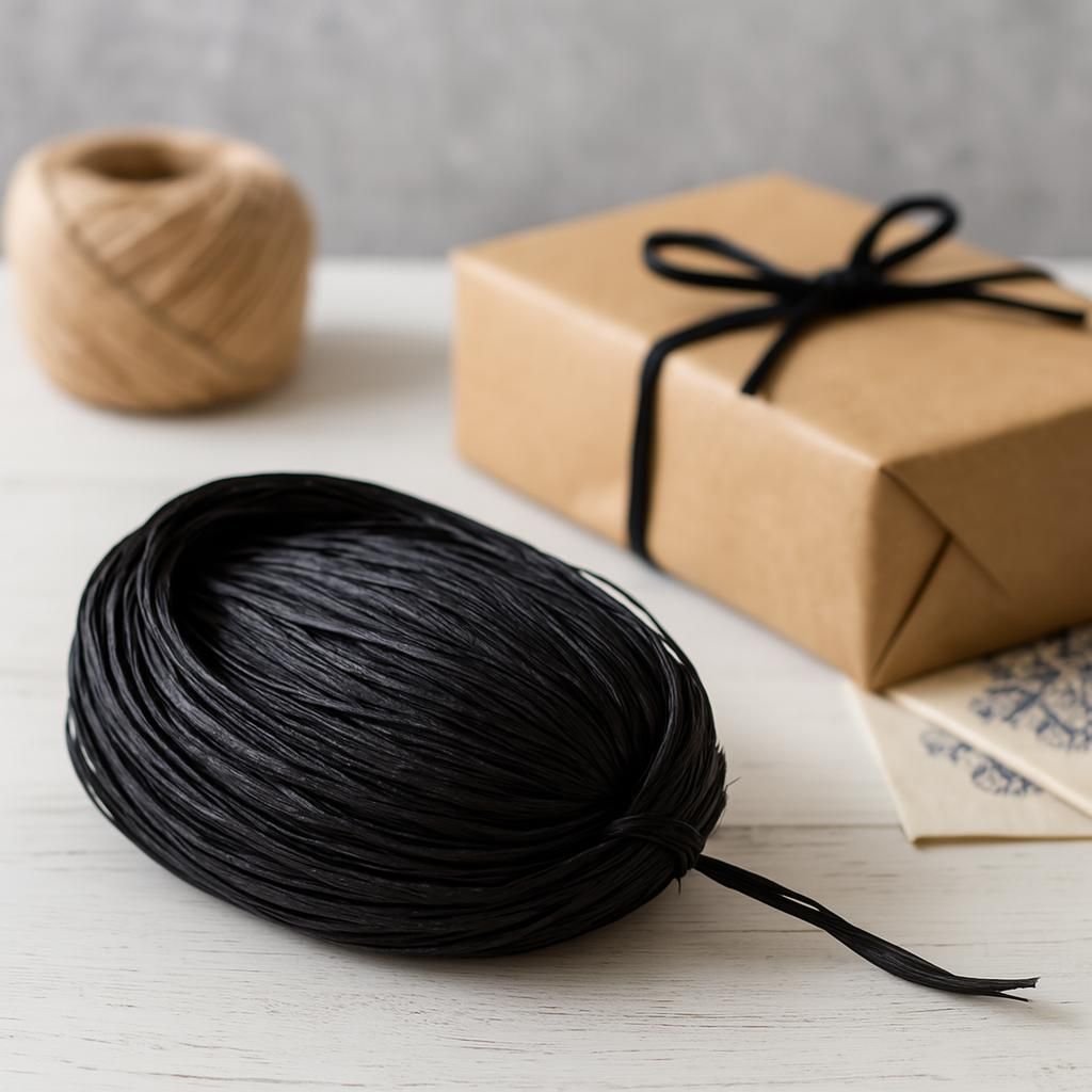 Raffia 50g Black (ea)
