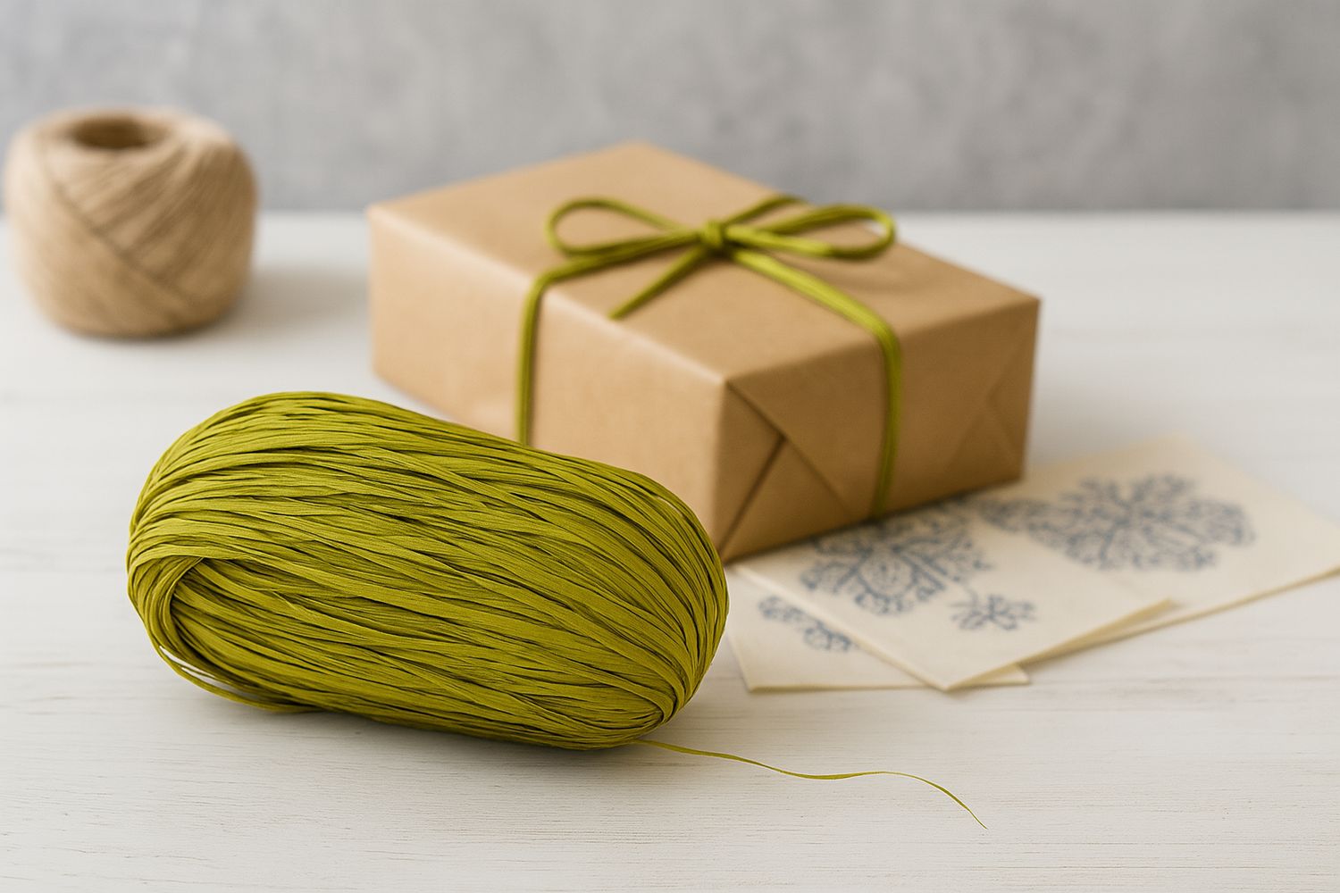 Raffia 50g Lime Green (ea)
