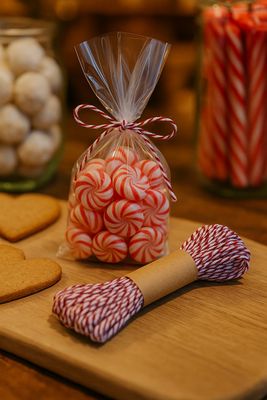 Bakers Twine 10 m x 2 mm - Berry & White (ea)
