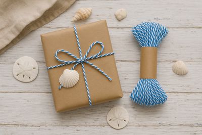 Bakers Twine 10 m x 2 mm - Fire Blue & White (ea)