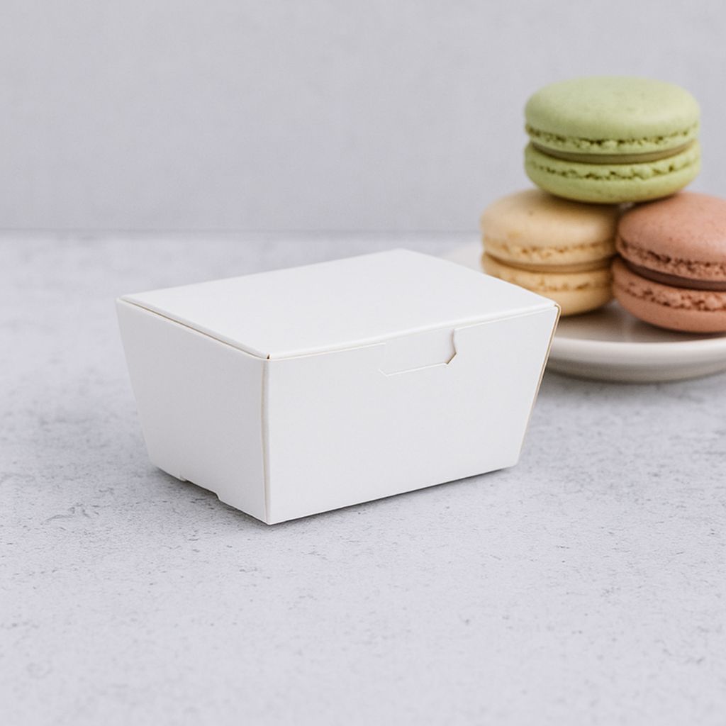 Box Truffle Medium White 75 x45 x 40 mm (each)