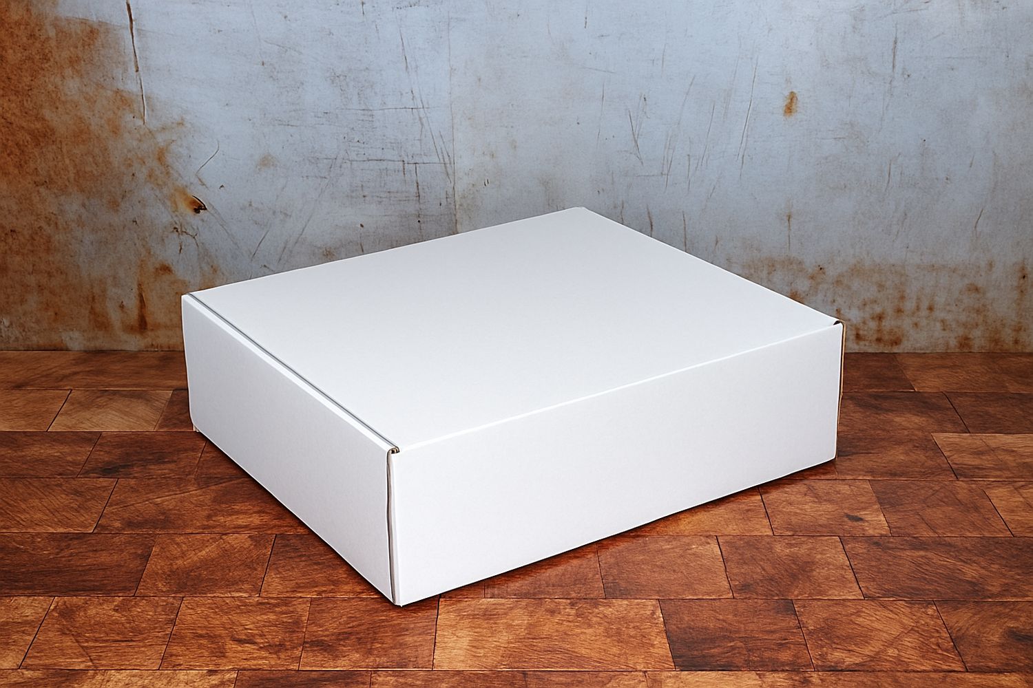 Box Corrugated Bulk Box 12 Muffin White 375x300x110 (ea)