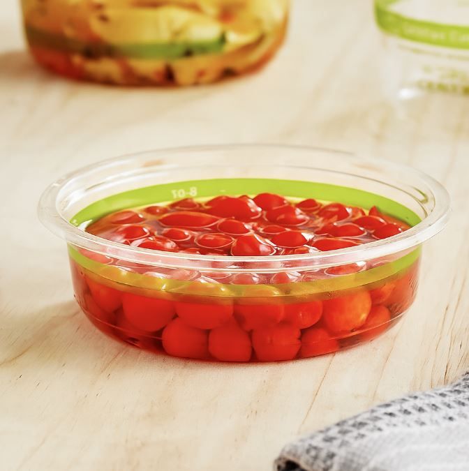 Bio PLA Salad Tub &amp; Lid 8oz / 250ml (Qty 50)