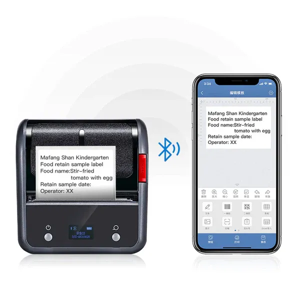 Niimbot B3S Portable Thermal Label Printer Black (each)