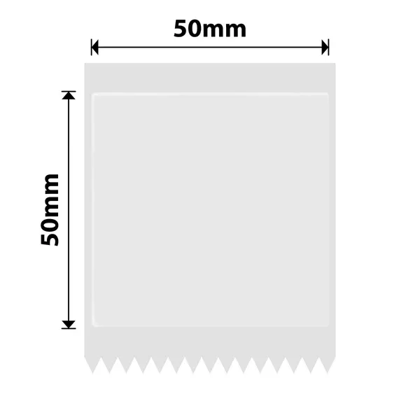 Niimbot B21/B3s - 50*50MM - 150 Trans. Round Thermal Labels