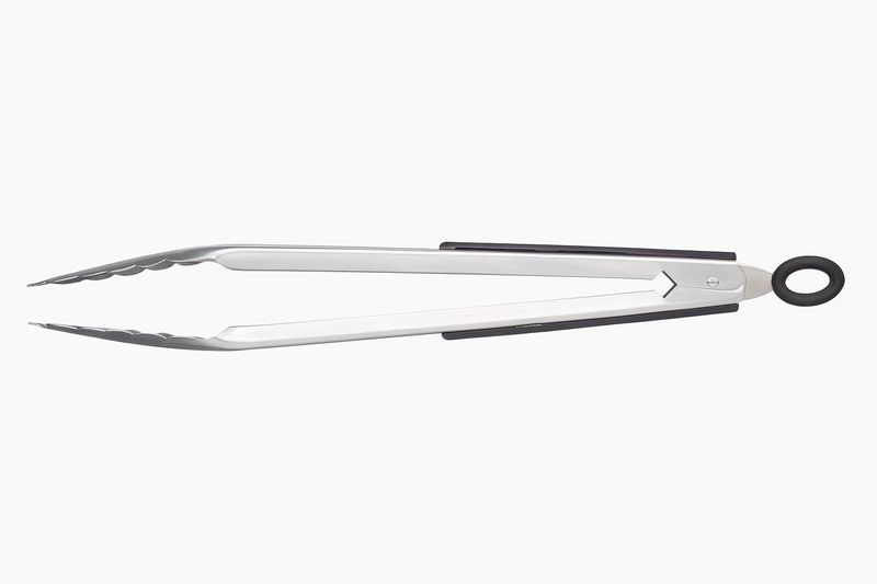 Deluxe S/Steel Tongs Rubber Grip 30cm